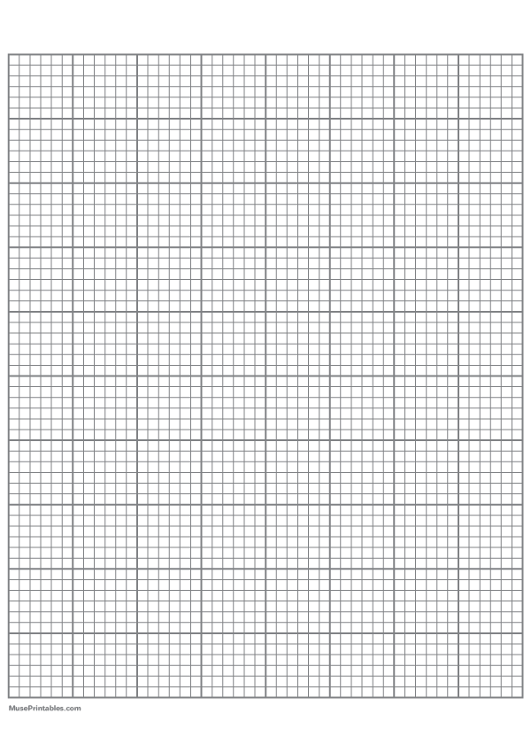 6 Squares Per Inch Gray Graph Paper : A4-sized paper (8.27 x 11.69)