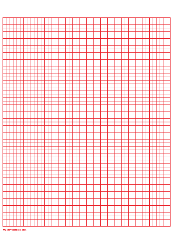 6 Squares Per Inch Red Graph Paper : A4-sized paper (8.27 x 11.69)