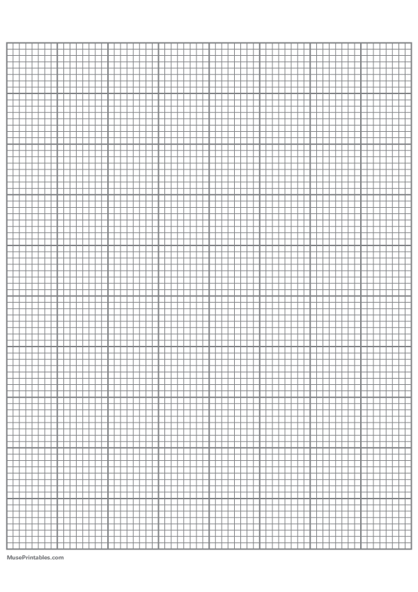 8 Squares Per Inch Gray Graph Paper : A4-sized paper (8.27 x 11.69)