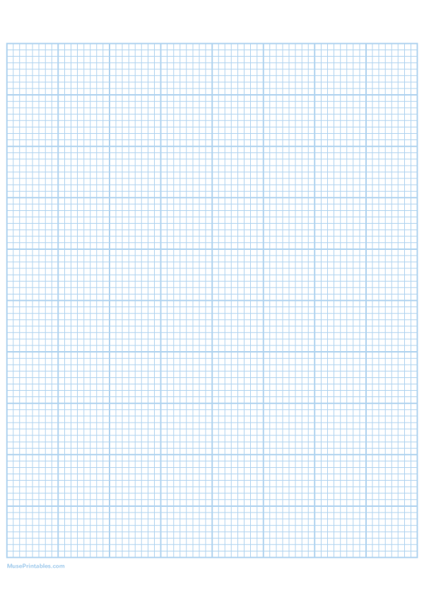 8 Squares Per Inch Light Blue Graph Paper : A4-sized paper (8.27 x 11.69)