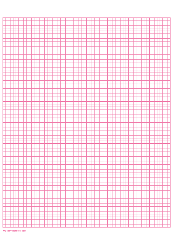 8 Squares Per Inch Pink Graph Paper : A4-sized paper (8.27 x 11.69)