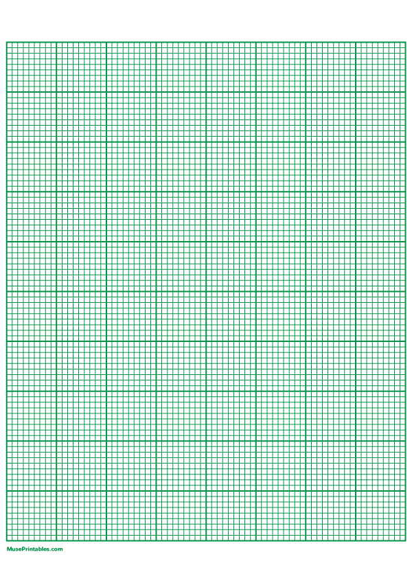 9 Squares Per Inch Green Graph Paper : A4-sized paper (8.27 x 11.69)