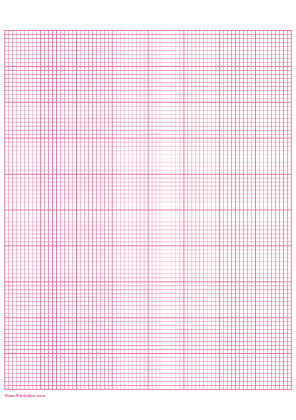 9 Squares Per Inch Pink Graph Paper : A4-sized paper (8.27 x 11.69)