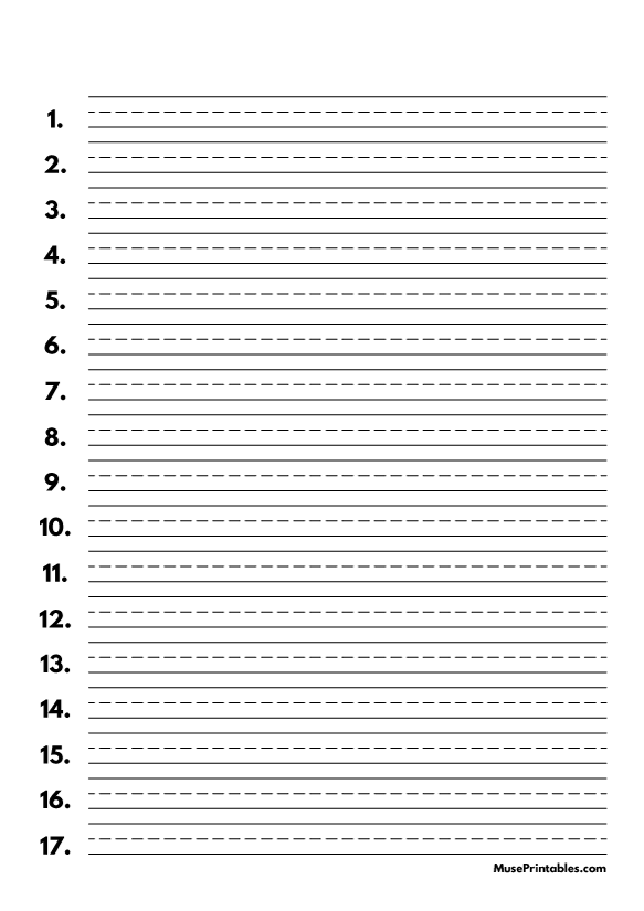 Black and White Numbered Handwriting Paper (3/8-inch Portrait): A4-sized paper (8.27 x 11.69)