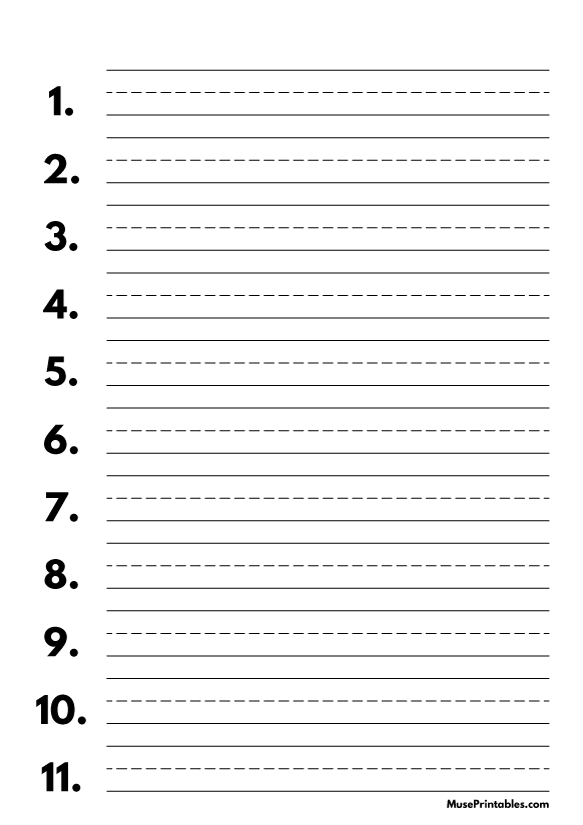 Black and White Numbered Handwriting Paper (5/8-inch Portrait): A4-sized paper (8.27 x 11.69)