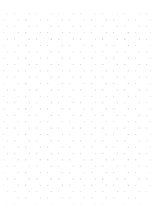 Black Hexagon Dot Graph Paper  - A4