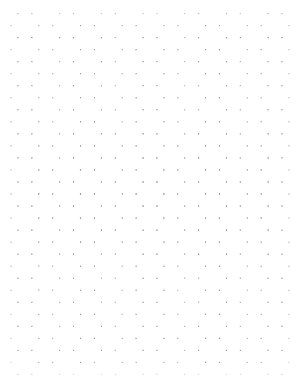 Black Hexagon Dot Graph Paper  - Letter