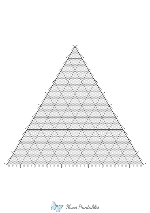 Black Ternary Graph Paper : A4-sized paper (8.27 x 11.69)