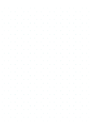 Blue Green Hexagon Dot Graph Paper  - A4