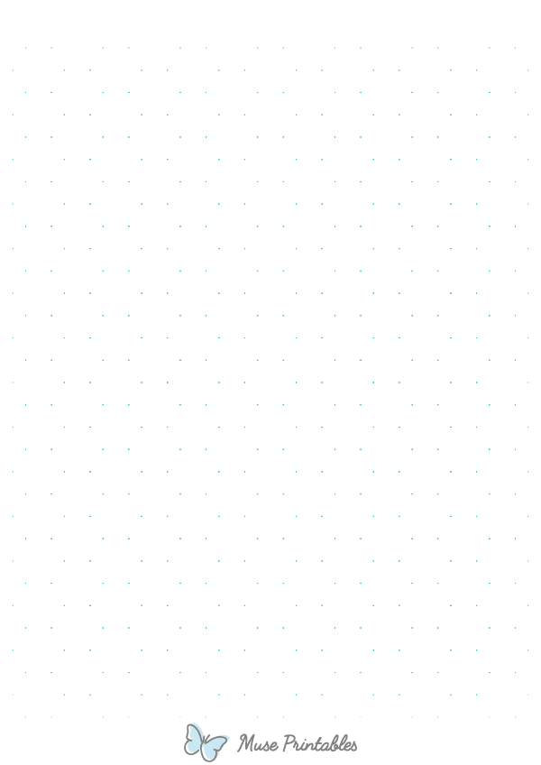 Blue Green Hexagon Dot Graph Paper : A4-sized paper (8.27 x 11.69)