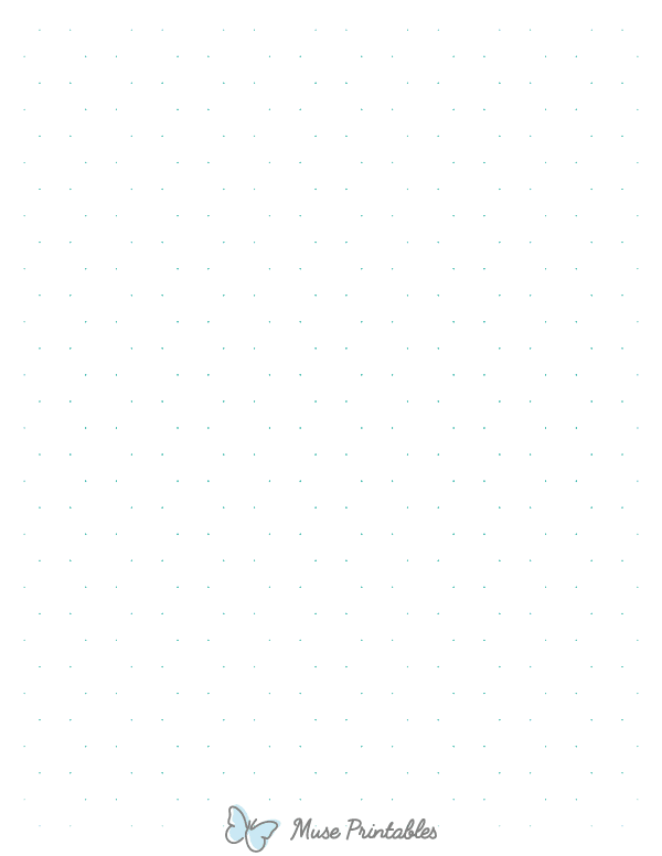 Blue Green Hexagon Dot Graph Paper : Letter-sized paper (8.5 x 11)