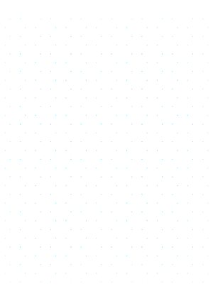 Blue Hexagon Dot Graph Paper  - A4
