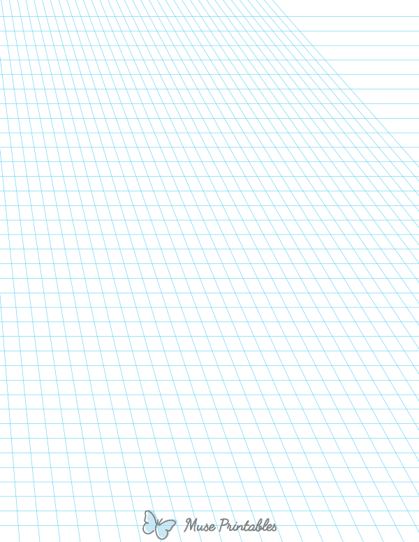 Blue Off-Page Left Perspective Paper : Letter-sized paper (8.5 x 11)