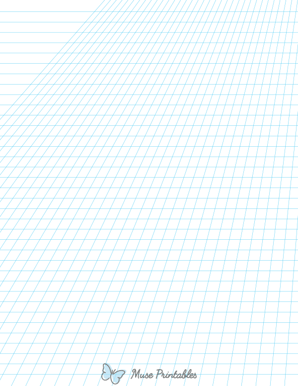 Blue Off-Page Right Perspective Paper : Letter-sized paper (8.5 x 11)