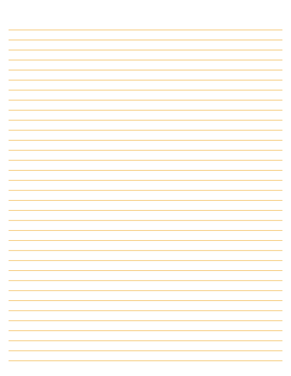 Gold Lined Paper College Ruled: Letter-sized paper (8.5 x 11)