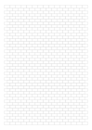 Gray Brick Graph Paper  - A4