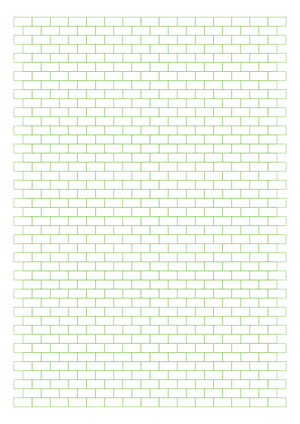 Green Brick Graph Paper  - A4