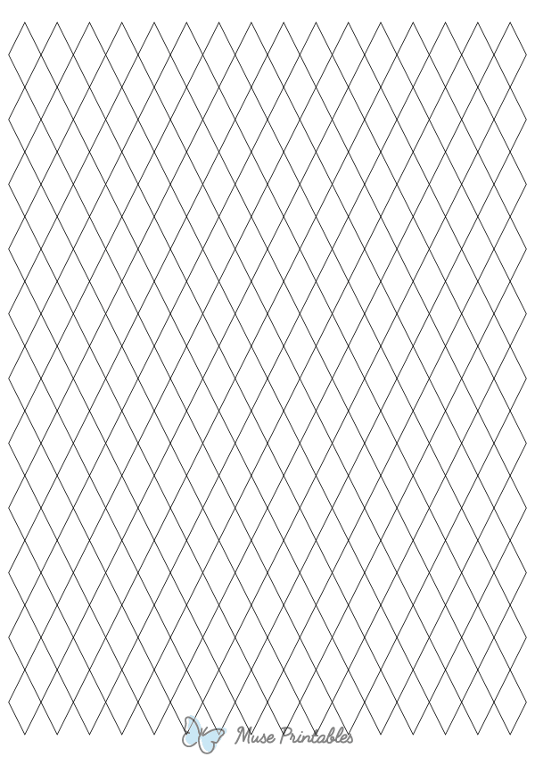Half-Inch Black Diamond Graph Paper : A4-sized paper (8.27 x 11.69)