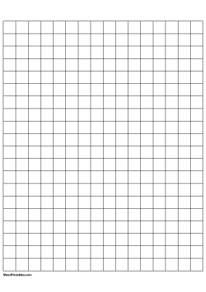 Half Inch Black Graph Paper - A4