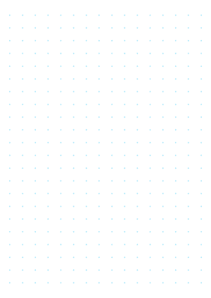 Half-Inch Blue Cross Grid Paper  - A4