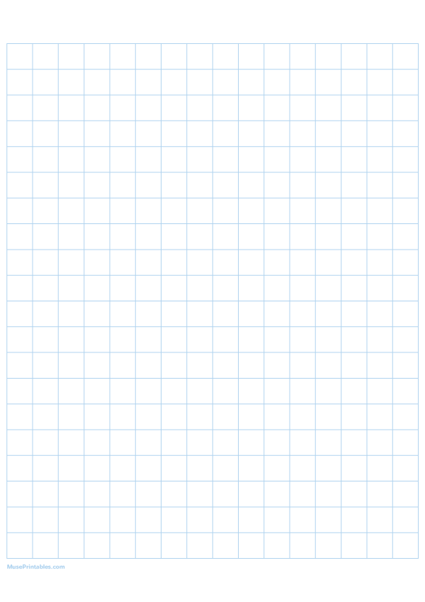 Half Inch Light Blue Graph Paper: A4-sized paper (8.27 x 11.69)