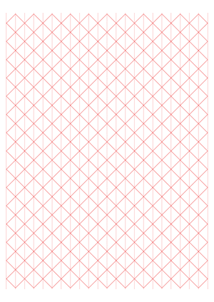 Square and Diagonal Graph Paper Template 