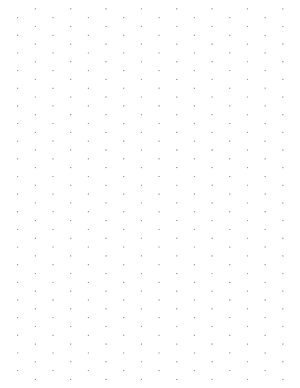 Isometric Dot Graph Paper  - Letter