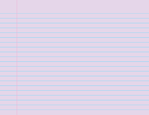 Lavender Landscape Wide Ruled Notebook Paper: Letter-sized paper (8.5 x 11)