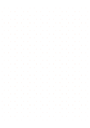 Orange Hexagon Dot Graph Paper  - A4