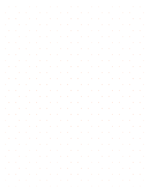 Orange Hexagon Dot Graph Paper  - Letter