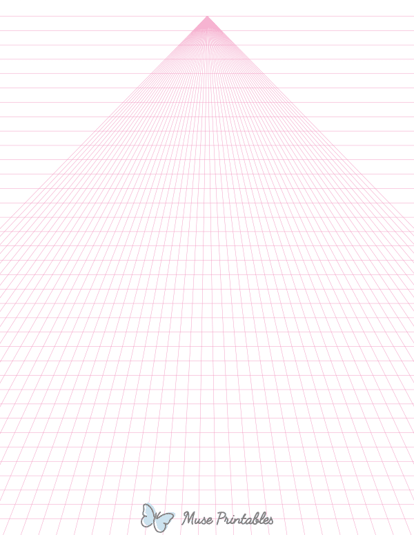 Pink On-Page Center Perspective Paper : Letter-sized paper (8.5 x 11)