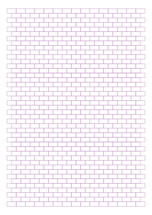 Purple Brick Graph Paper  - A4