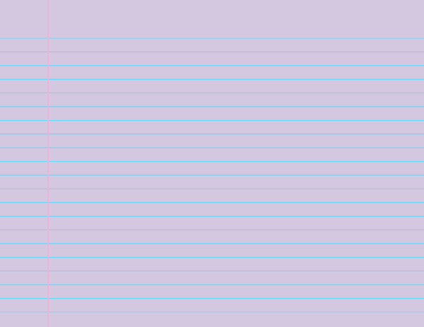 Purple Landscape Wide Ruled Notebook Paper: Letter-sized paper (8.5 x 11)