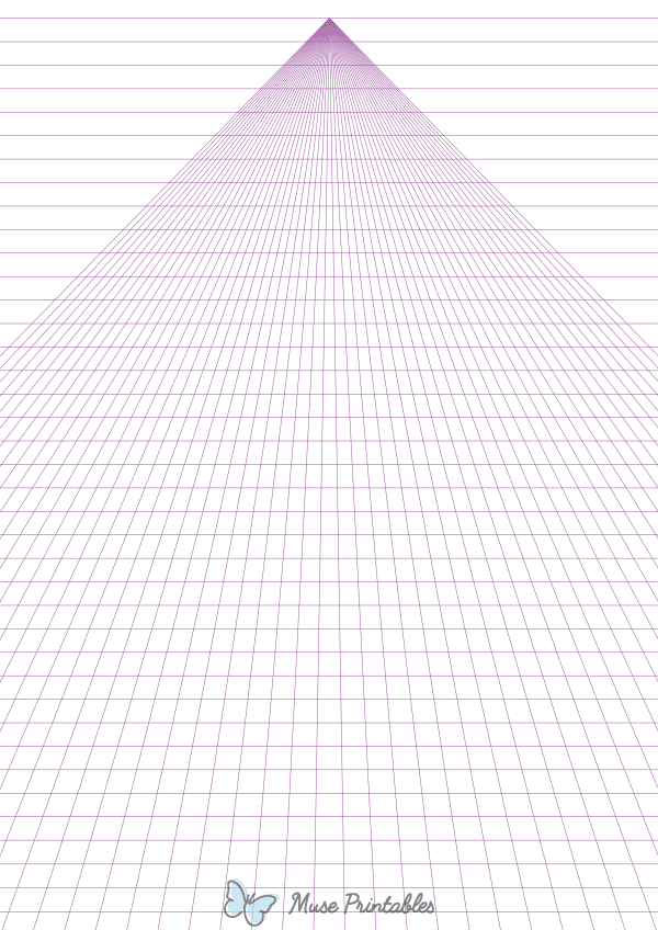 Purple On-Page Center Perspective Paper : A4-sized paper (8.27 x 11.69)