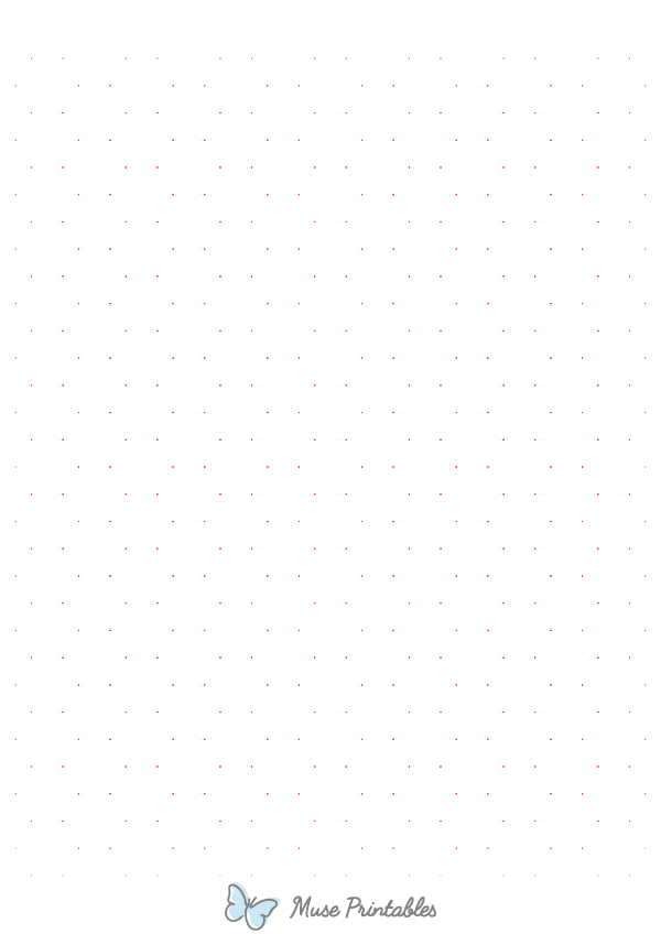 Red Hexagon Dot Graph Paper : A4-sized paper (8.27 x 11.69)