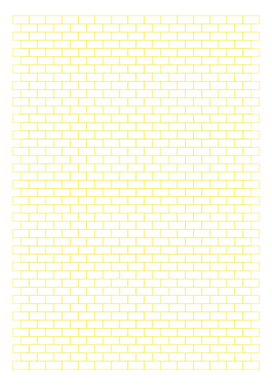 Yellow Brick Graph Paper  - A4