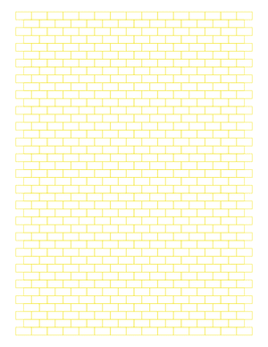 Yellow Brick Graph Paper  - Letter