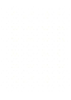 Yellow Hexagon Dot Graph Paper  - A4