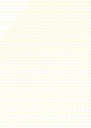 Yellow Off-Page Right Perspective Paper  - A4