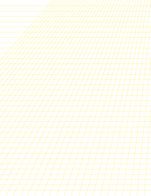 Yellow Off-Page Right Perspective Paper  - Letter