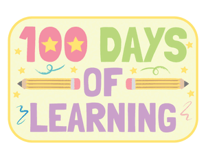 100 Days of Learning Photo Booth Prop