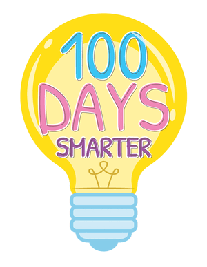 100 Days Smarter Light Bulb Photo Booth Prop