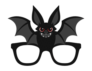 Bat Glasses Photo Booth Prop