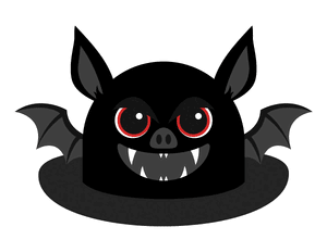 Bat Hat Photo Booth Prop
