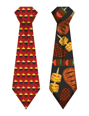BBQ Tie Photo Booth Prop