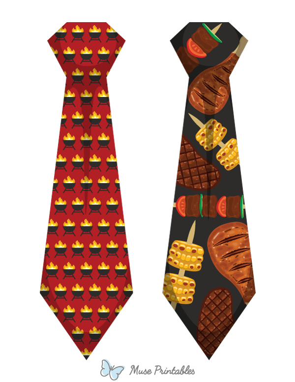 BBQ Tie Photo Booth Prop