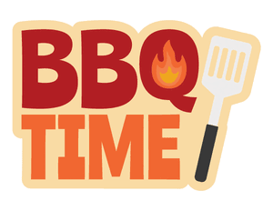 BBQ Time Photo Booth Prop