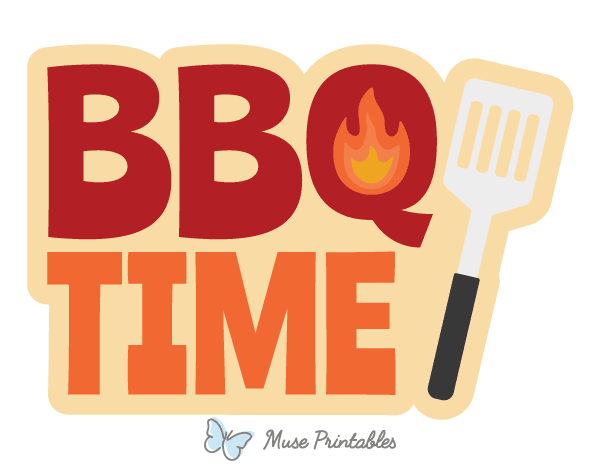 BBQ Time Photo Booth Prop