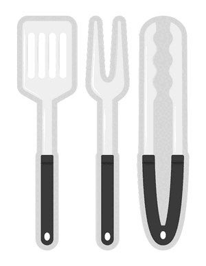 BBQ Utensils Photo Booth Prop