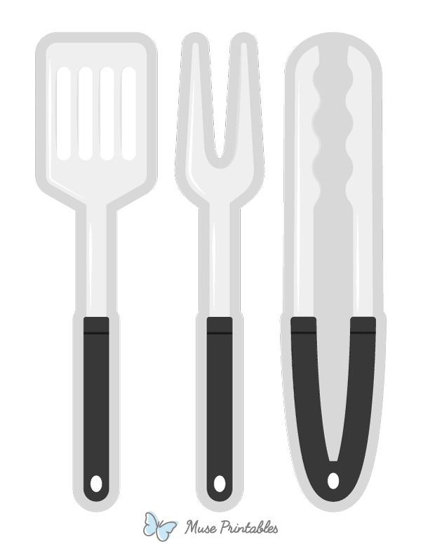BBQ Utensils Photo Booth Prop